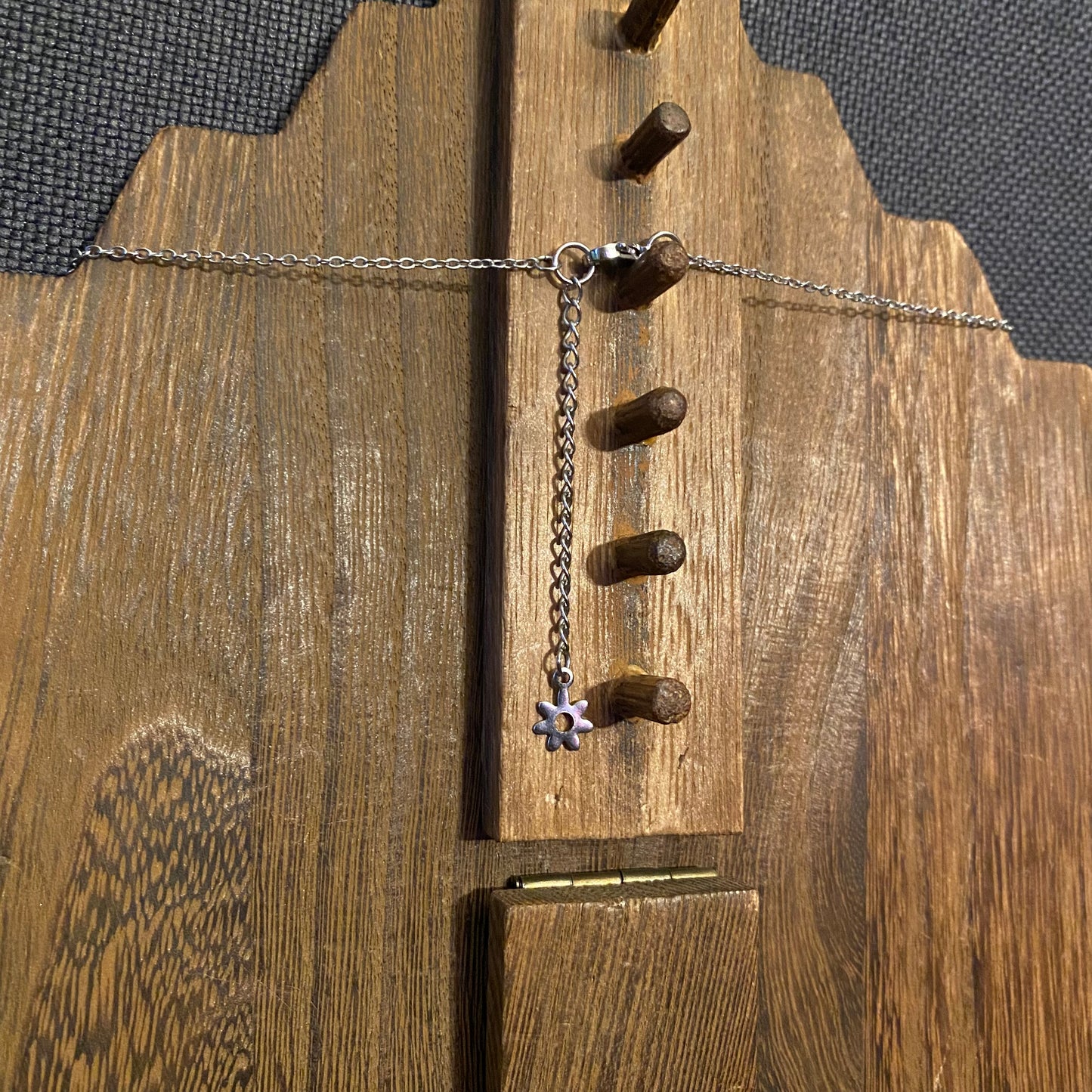 Blue Sandstone Bar Necklace