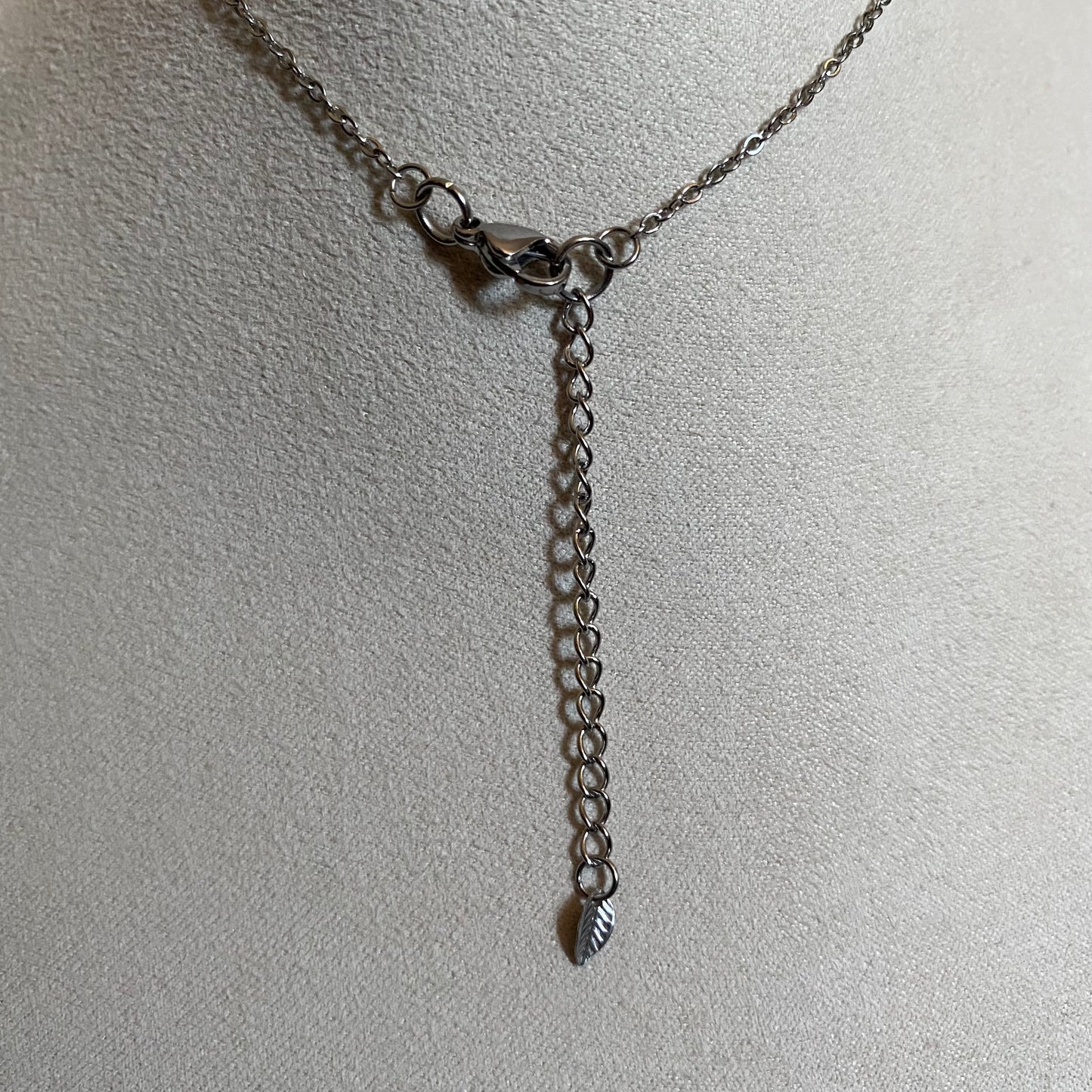 Garden Quartz Lodolite Bar Necklace