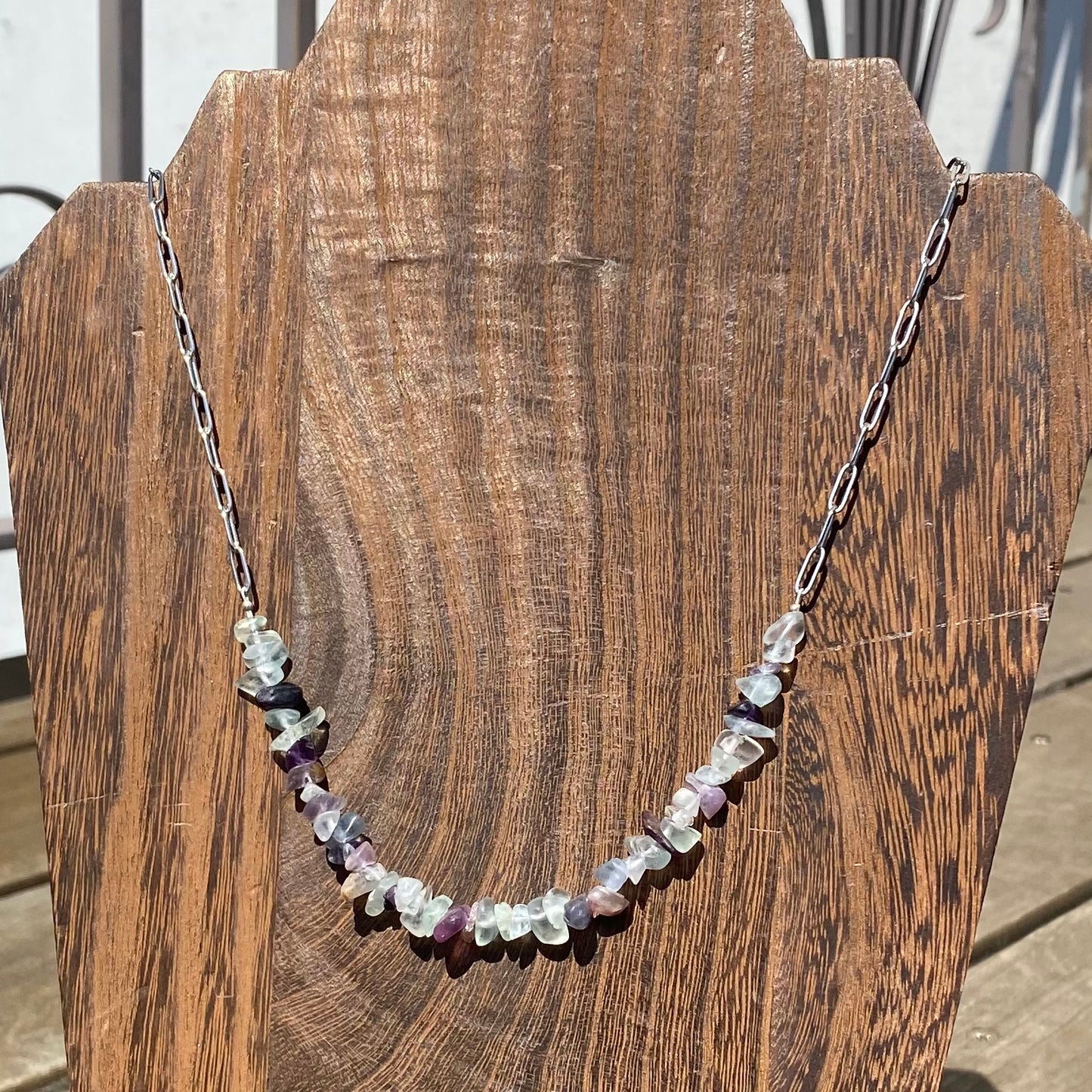 Fluorite Chip Necklace