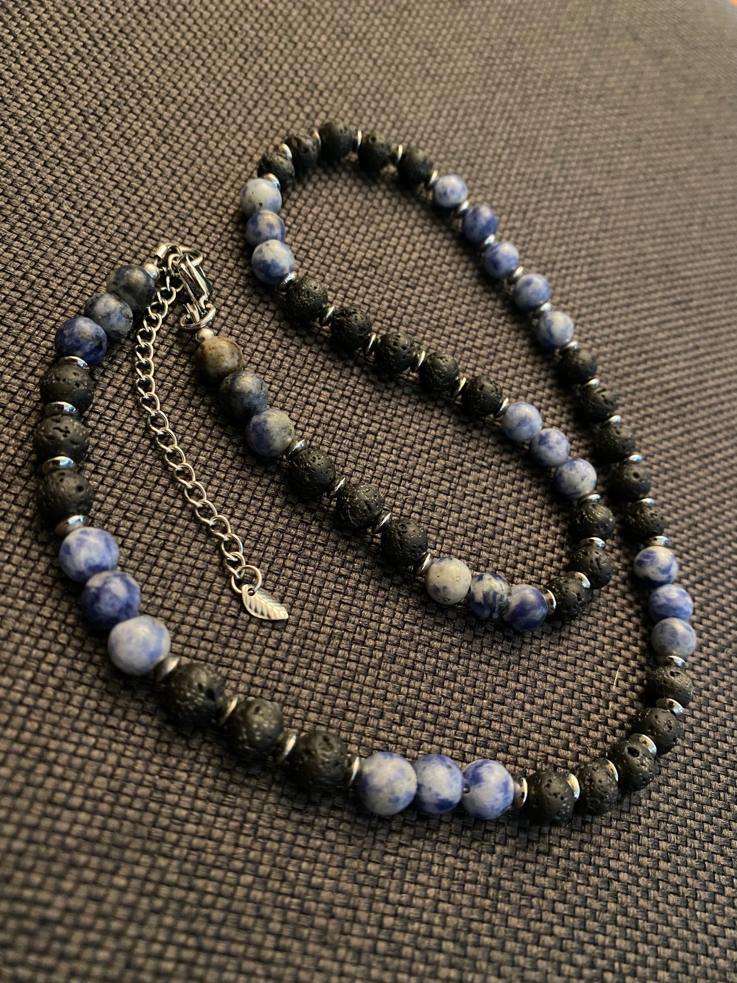Denim Lapis Lazuli Necklace