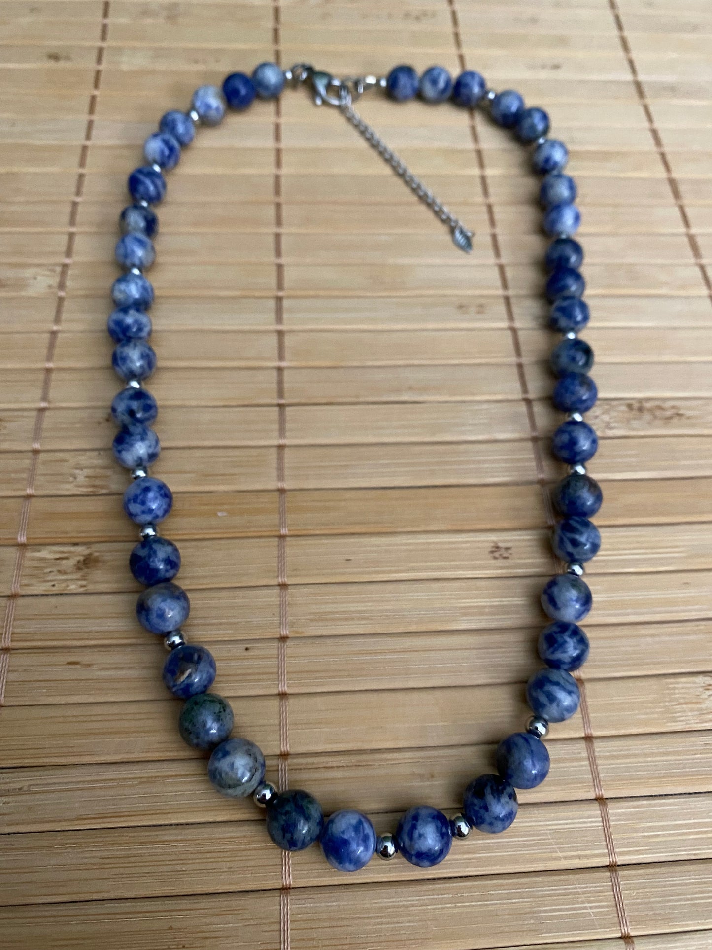 Blue Spot Jasper Necklace