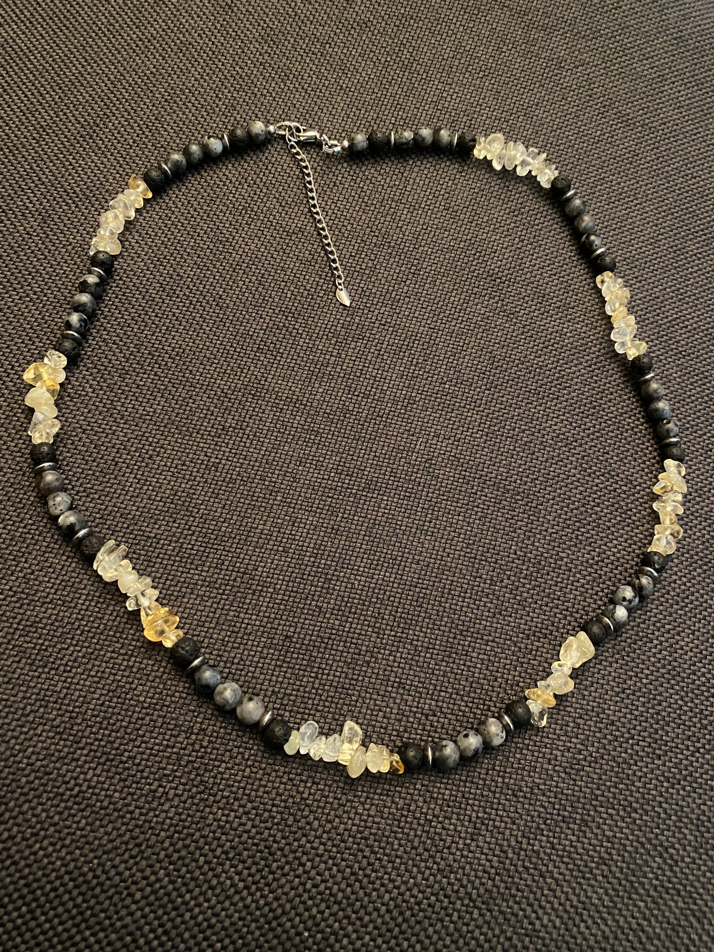 Citrine & Labradorite Necklace